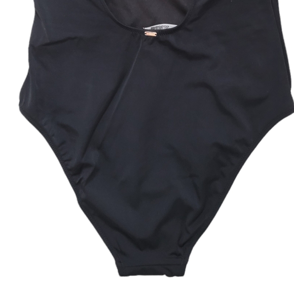 NWT Victoria's secret PINK one piece swimsuit black L - Picture 4 of 6